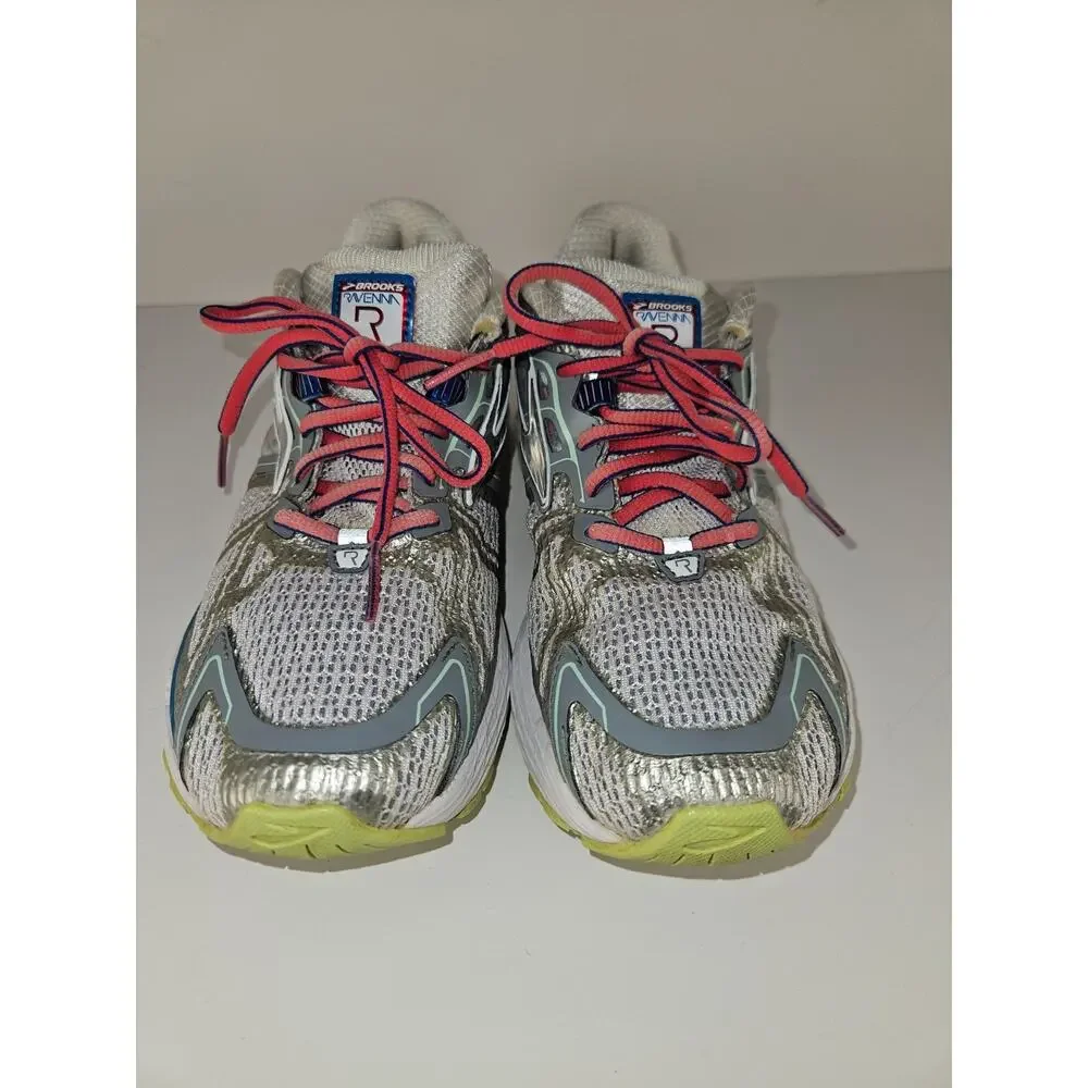 Brooks Ravenna 6 Women's Running Shoes Size 9 Silver Pink Athletic Sneakers
